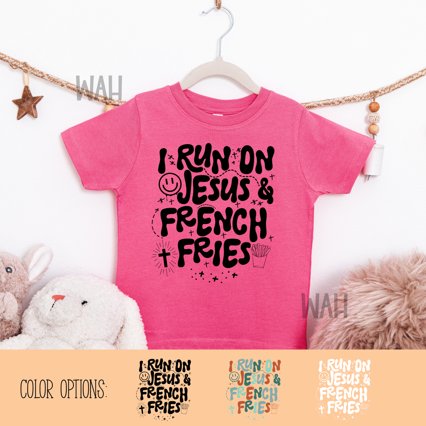 I run on Jesus and French Fries