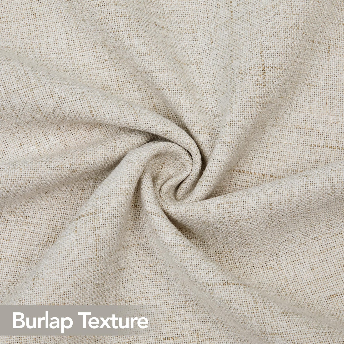 Decorative Linen Throw Pillow Covers, 18x18 Inch, 4 PCS