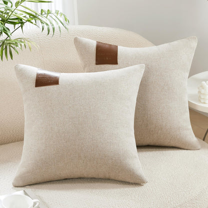 Saddle Brown Lumbar Pillow Covers, 2PCS