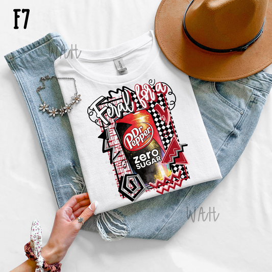 Feral for a dr Pepper zero sugar