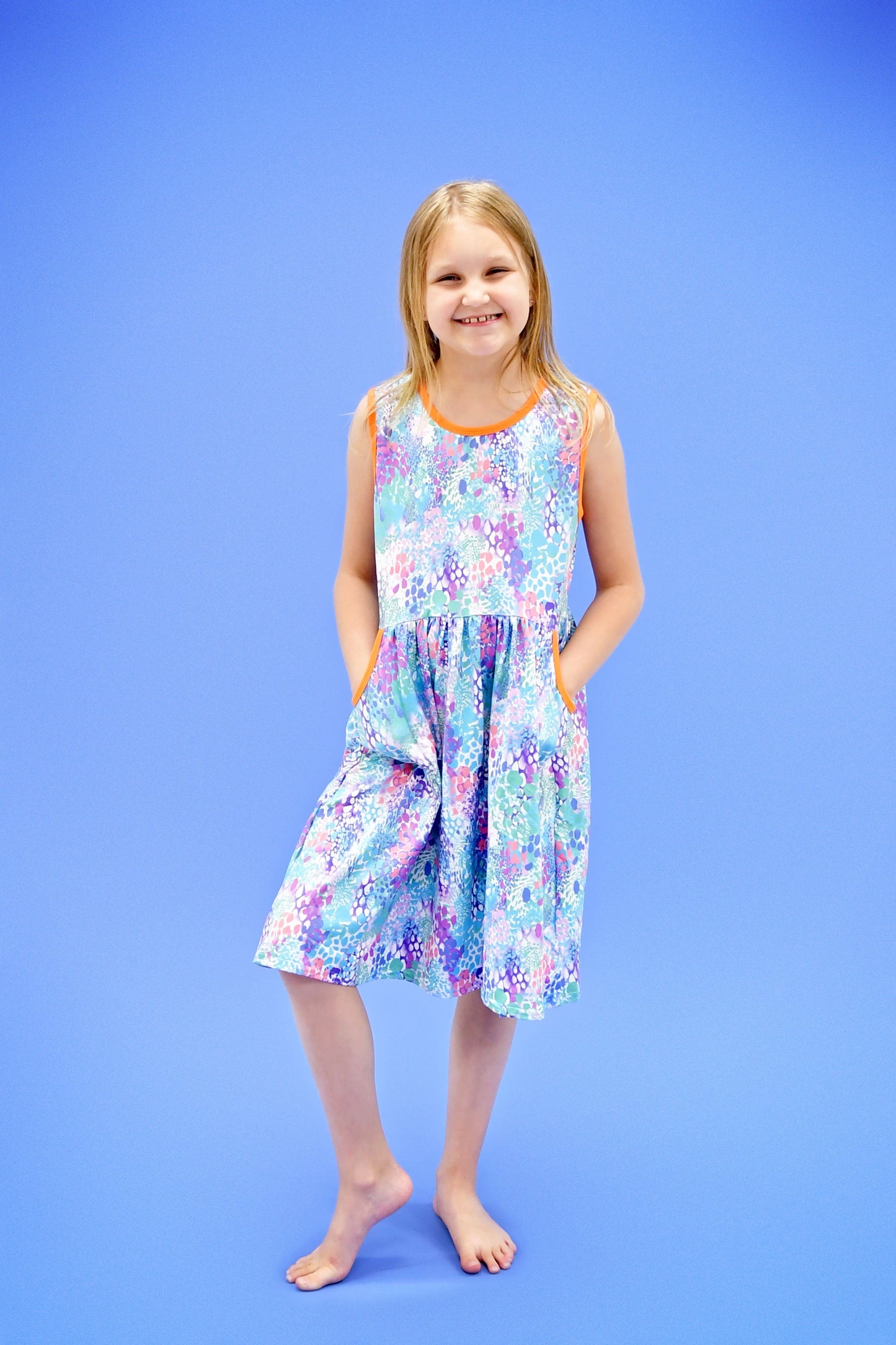 Be Bright Milk Silk Pocket Tank Dress