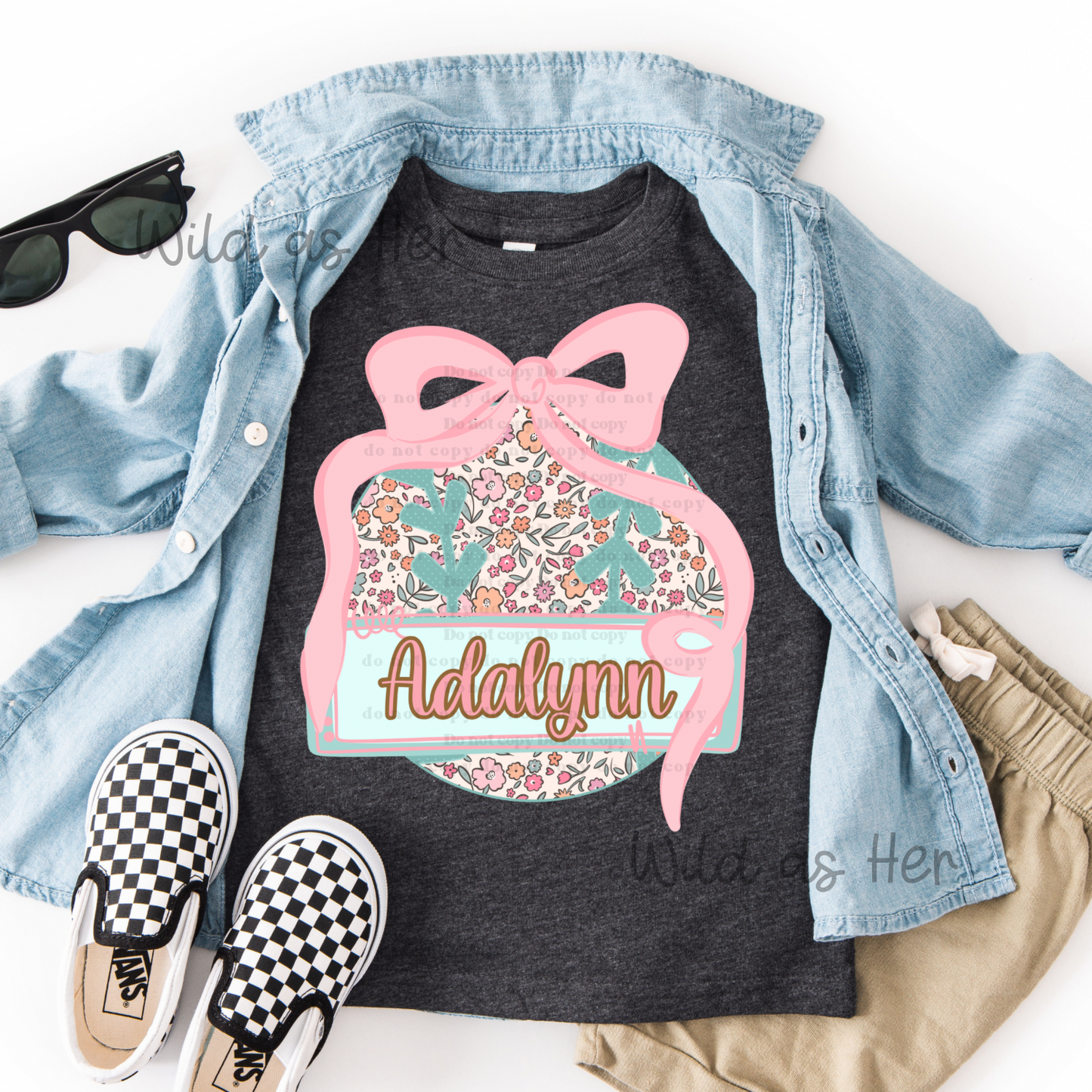 Floral baseball Custom