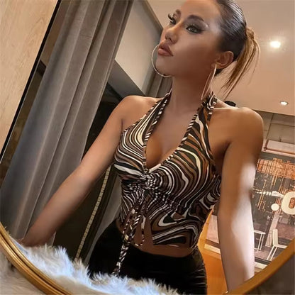 Café Swirl Halter
