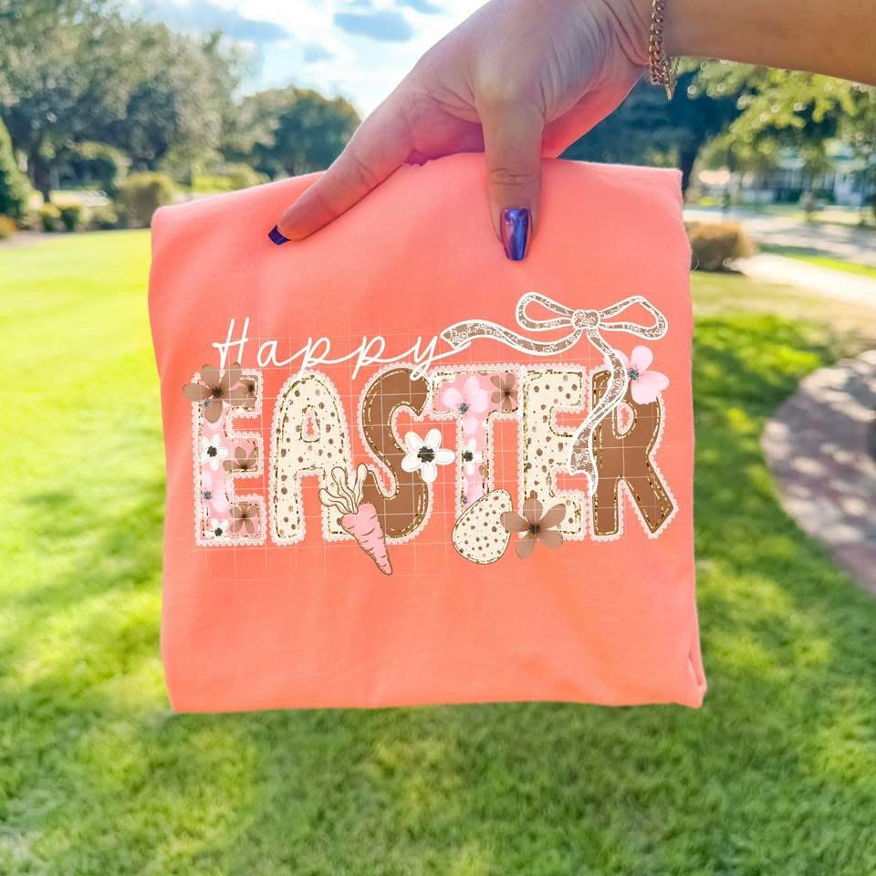 Happy Easter, Spring/Floral Alpha