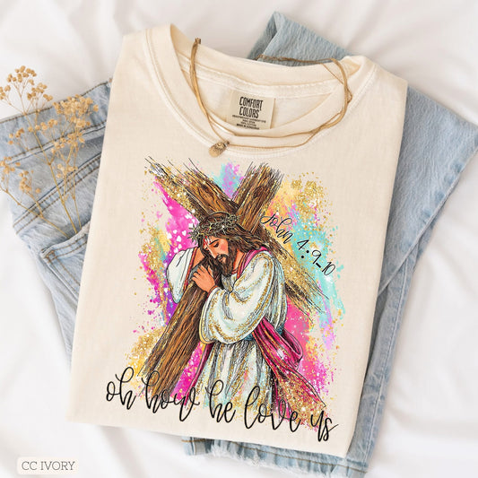 oh how he loves us - jesus & cross