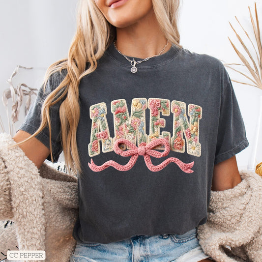 amen floral yarn stitch