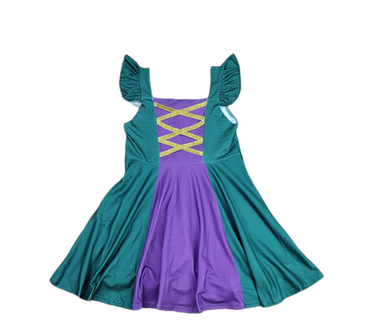 Winifred Inspired Milk Silk Dress