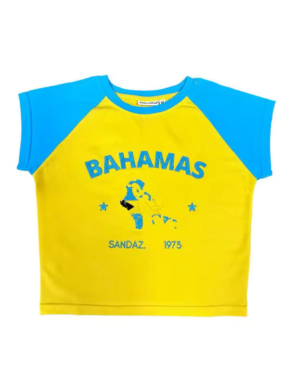 World Tour Countries Crop Tops