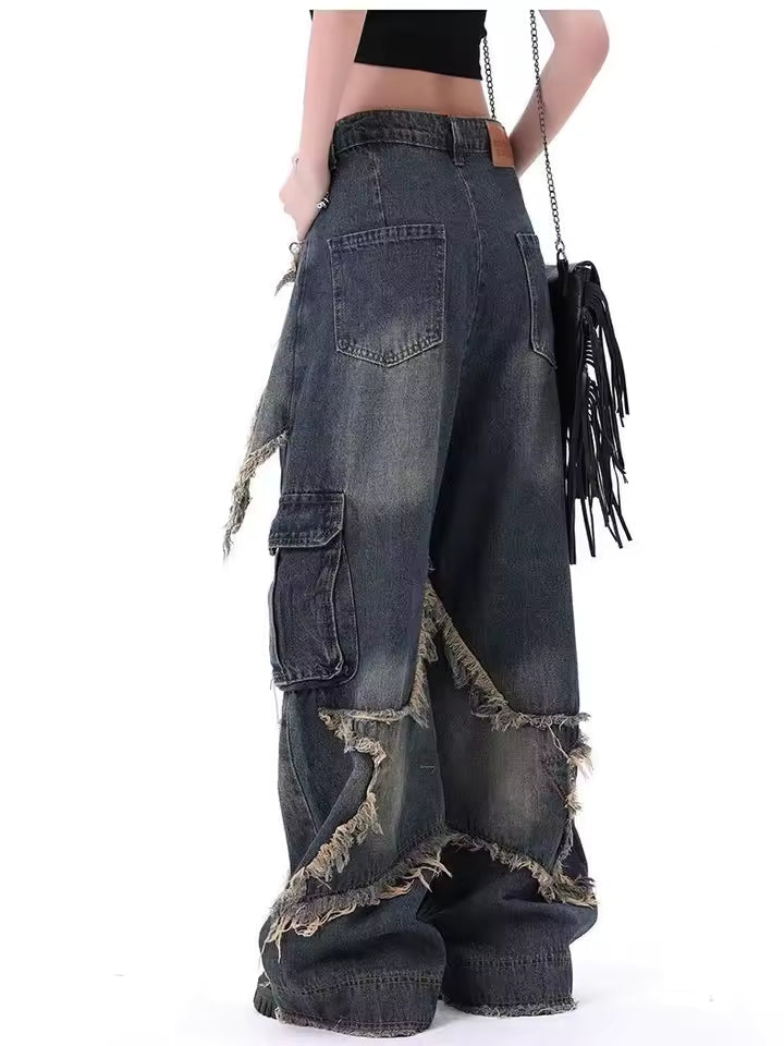 Worn & Torn Star Jeans