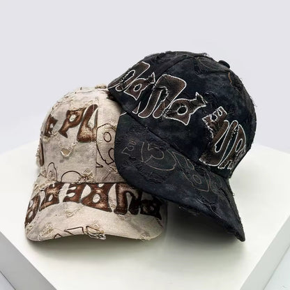 Text Graffiti Adjustable Hat