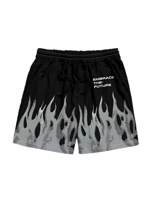 "Embrace The Future" Flame Shorts