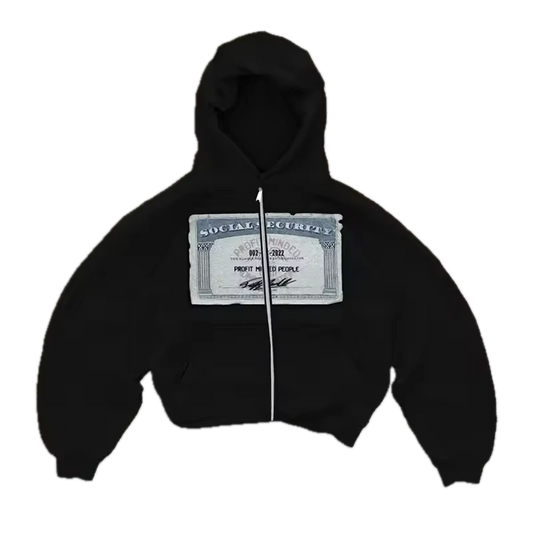 Social Security Zipper Jacket
