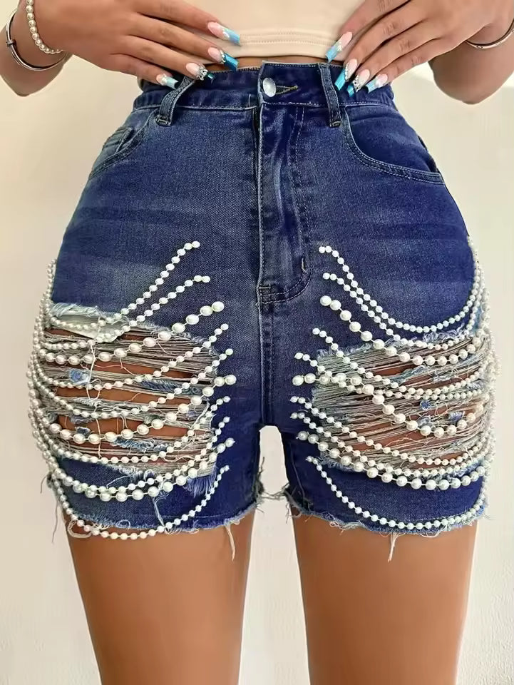 Pearl Waterfall Jorts