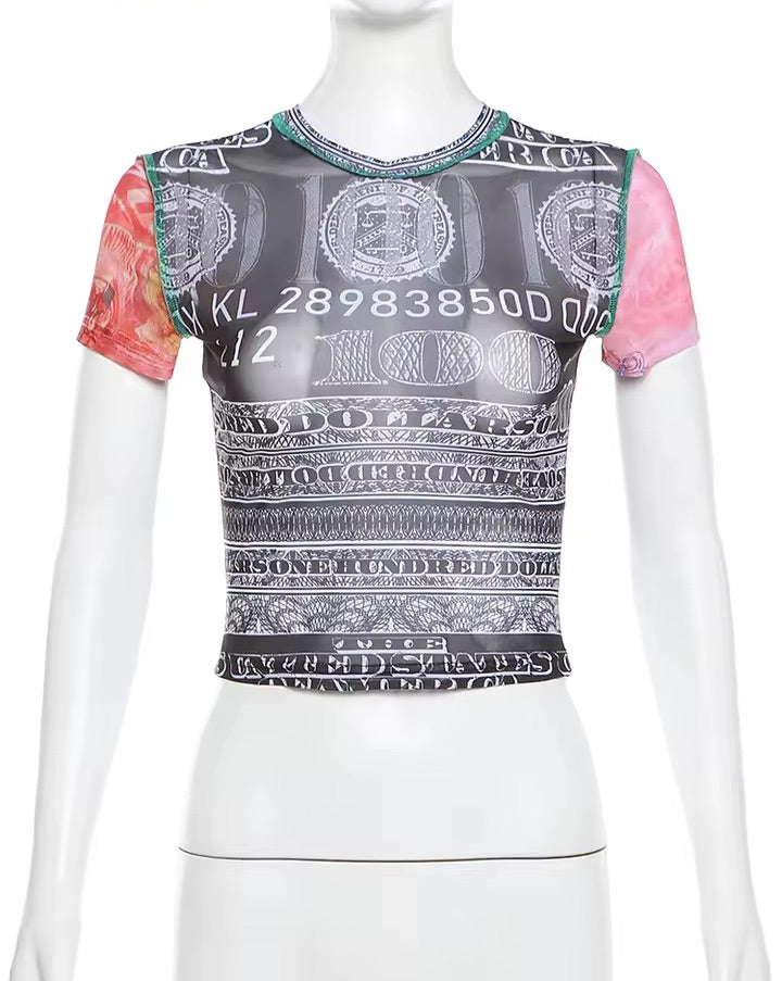 Bankroll Mesh Top