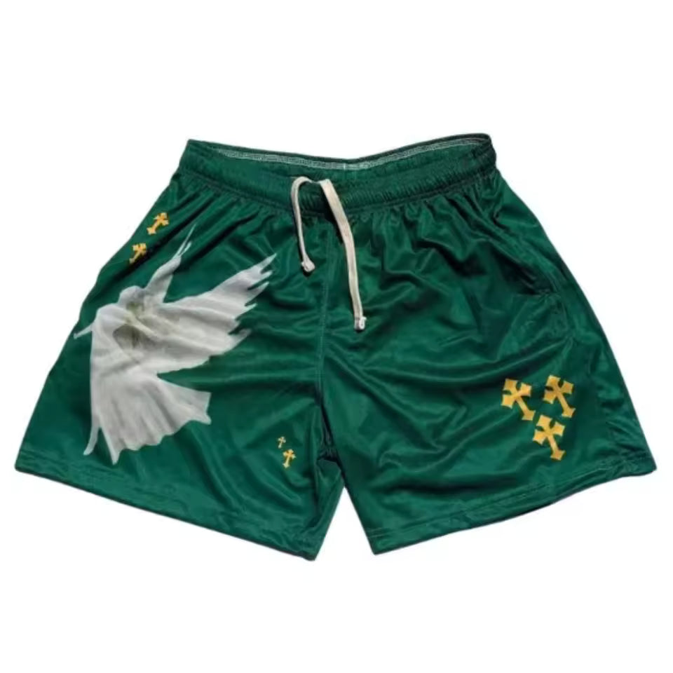 Cross Angel Mesh Shorts