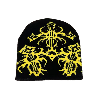 Baroque Cross Beanie