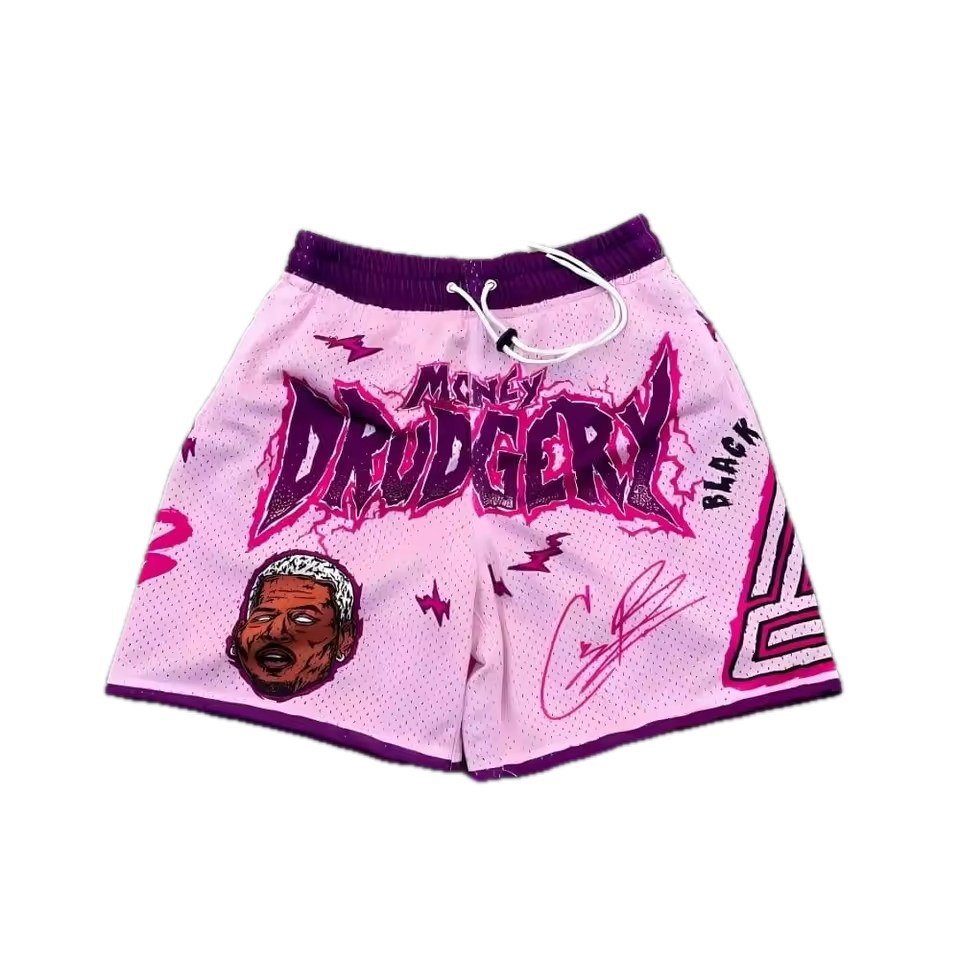 Money Drudgery Mesh Shorts