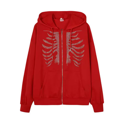 Skeleton Rhinestone Jacket