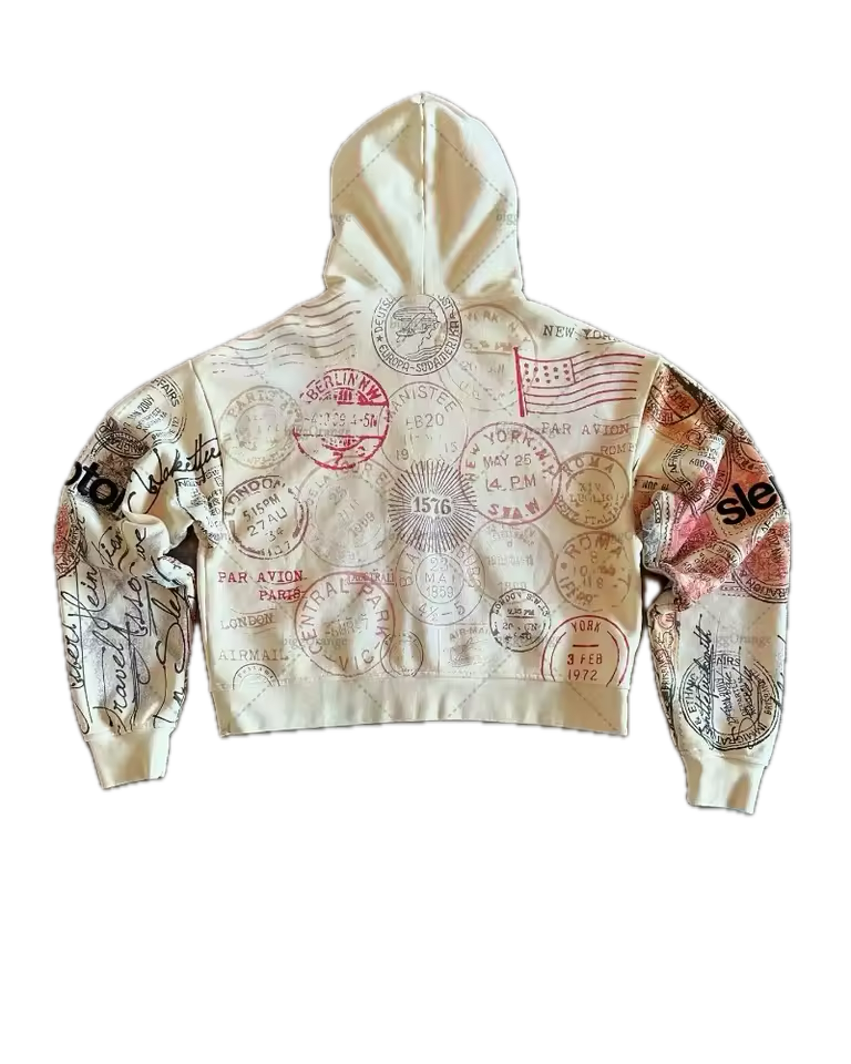Slepton "Air Mail Archive" Zip Hoodie