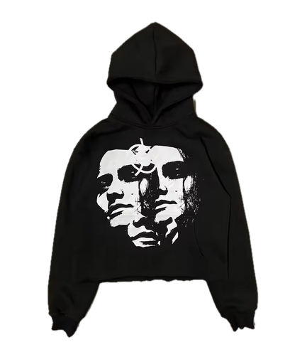War With The World Faces Hoodie