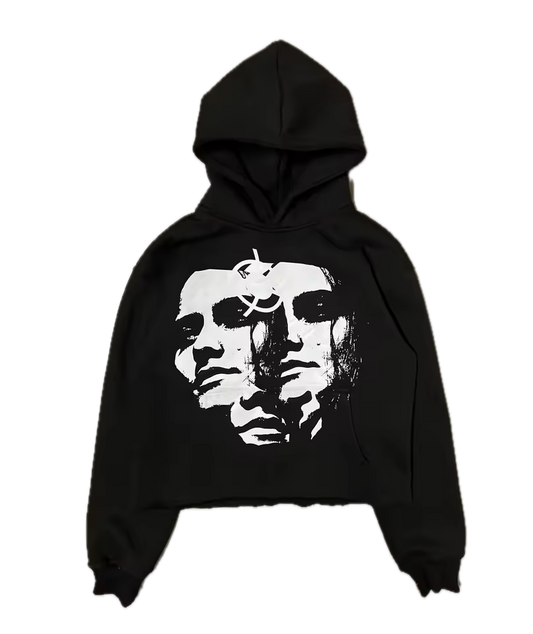 War With The World Faces Hoodie