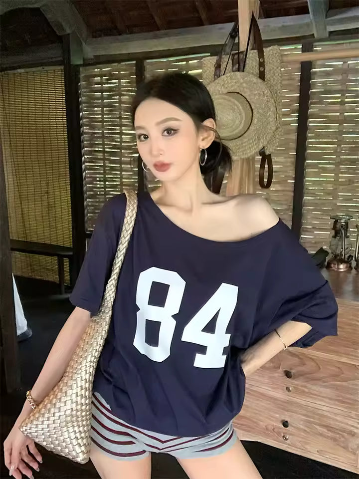 Jersey Number Drop Tee