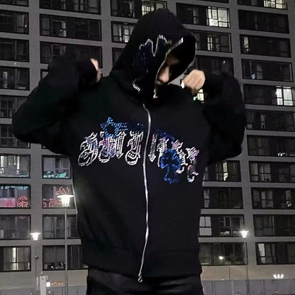 Blessed Cross Rhinestone Jacket