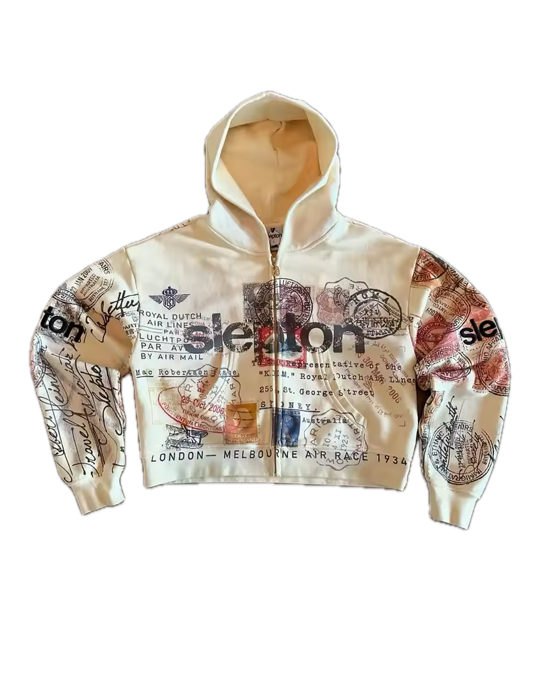 Slepton "Air Mail Archive" Zip Hoodie
