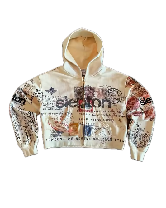 Slepton "Air Mail Archive" Zip Hoodie