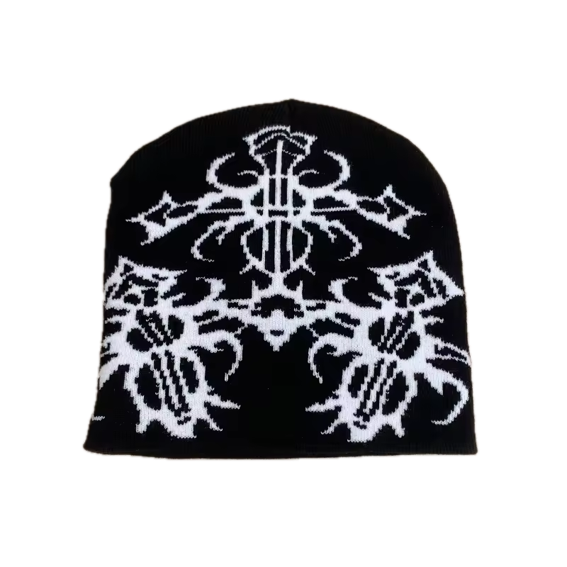 Baroque Cross Beanie