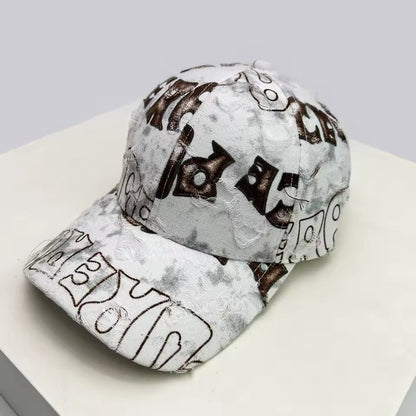 Text Graffiti Adjustable Hat