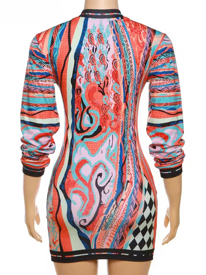 The "Mosaic" Knit Dress