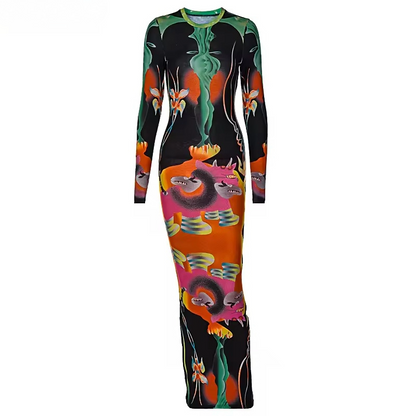 The Vivid Illusion Dress