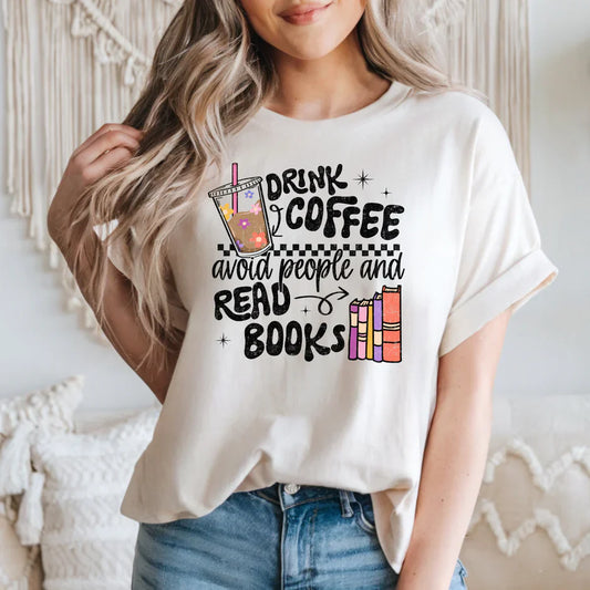 drink coffee. avoid people. read books.