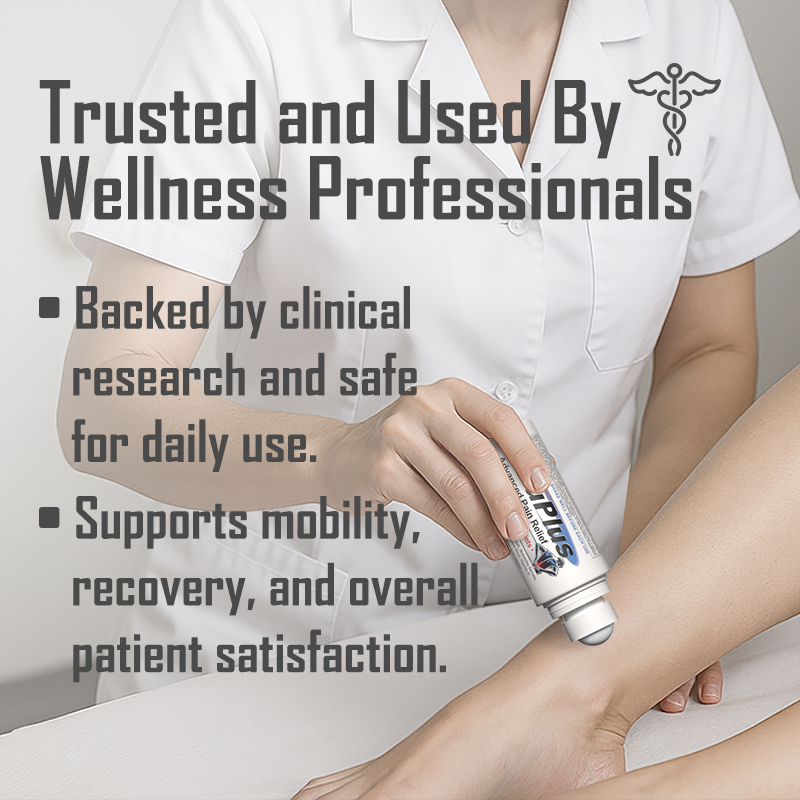 AcuPlus 3 oz Pain Relief Roll-On 3 Pack – Hands-Free Menthol Pain Relief for Muscles and Joints