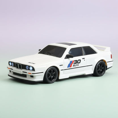 1:24 Scale Remote Control Drift Car - 2.4Ghz 4WD RC Drift Car with LED Lights & Tires - Remote Control Racing Car, Perfect Birthday Gift for Kids