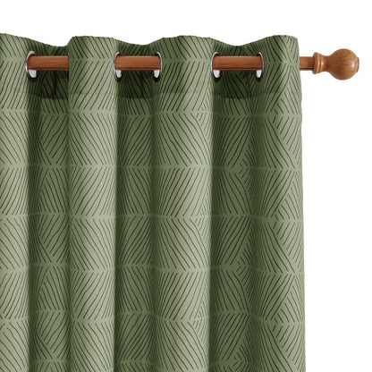 Bohome Rattan Blackout Curtains