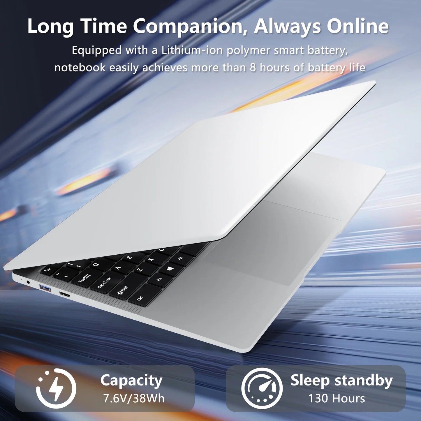 KUU 15.6-Inch Windows 11 Laptop with Intel Celeron, 8GB RAM, 256GB Storage for Students & Business