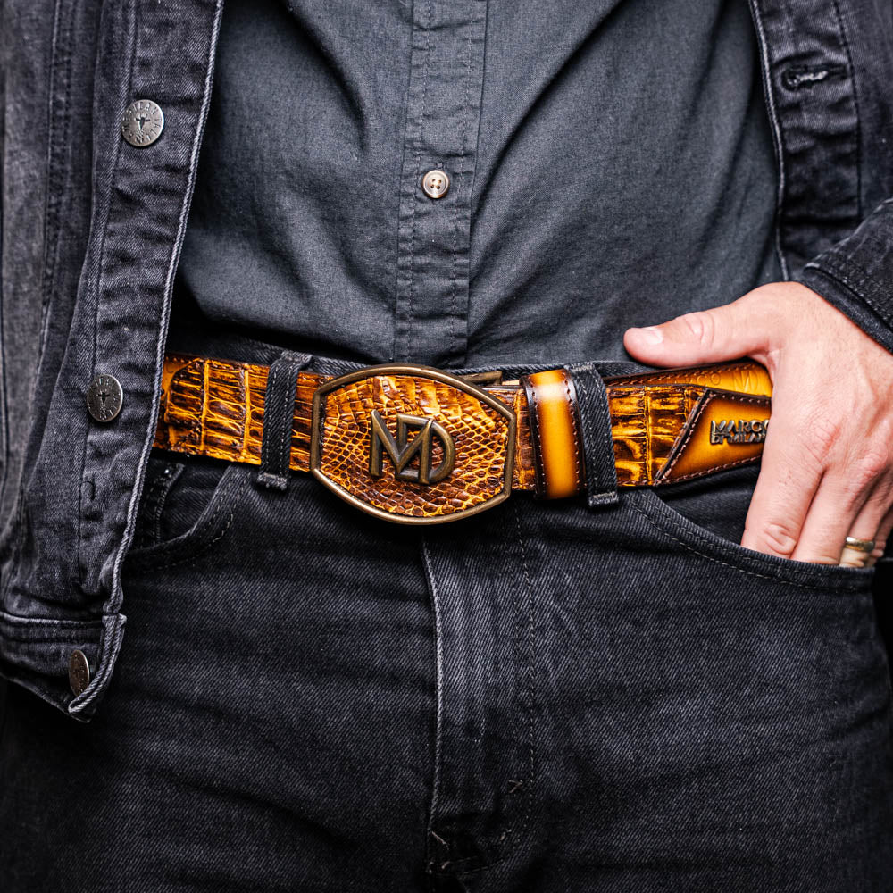 Montana Belt Mustard Brown