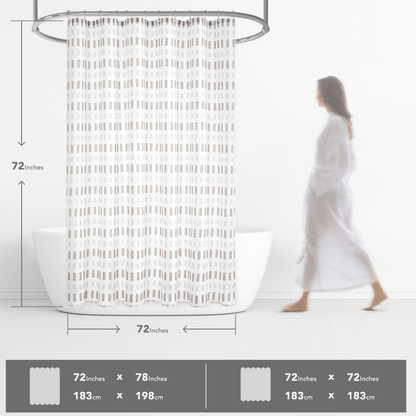 Pure Solitude Shower Curtains