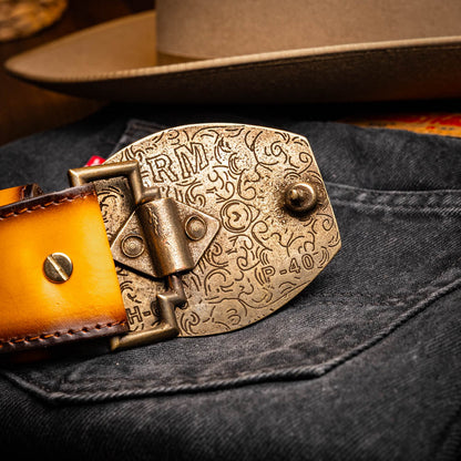 Texas Belt Mustard Brown